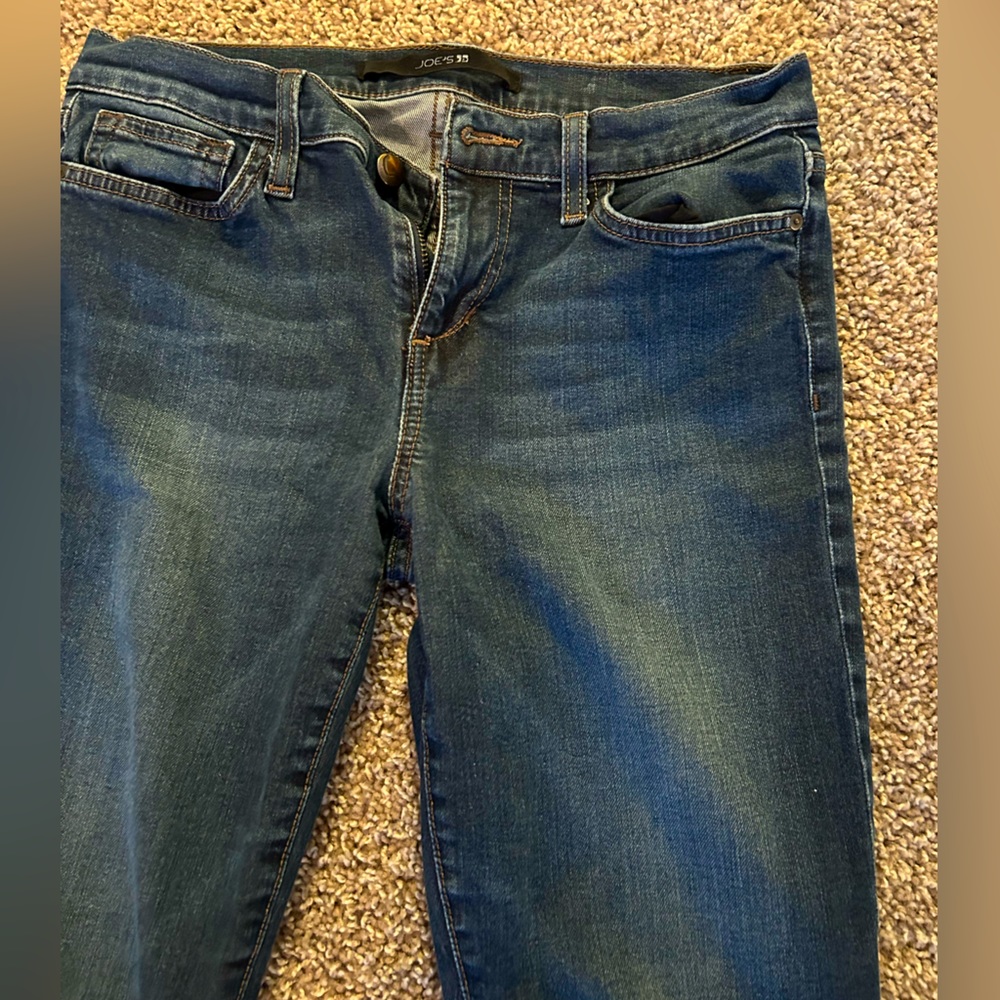 Joe’s dark wash skinny jeans